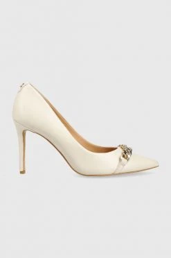 Γυναικεία Τακούνια Δερμάτινες γόβες Guess Pinta μπεζ