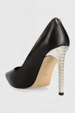 Γυναικεία Τακούνια Δερμάτινες γόβες Guess Amato2 μαύρο -Guess Κατάστημα unnamed file 1025