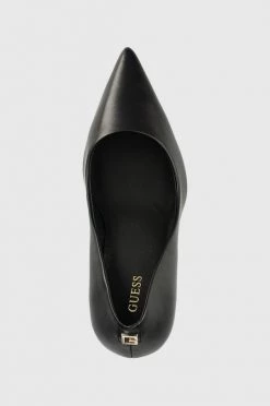Γυναικεία Τακούνια Δερμάτινες γόβες Guess Amato2 μαύρο -Guess Κατάστημα unnamed file 1026