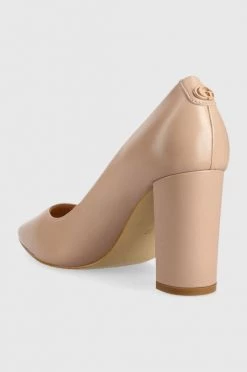 Γυναικεία Χαμηλά τακούνια Δερμάτινα γοβάκια Guess Bettey μπεζ -Guess Κατάστημα unnamed file 1178