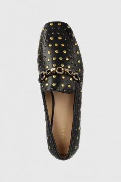 Γυναικεία Μοκασίνια Δερμάτινα μοκασίνια Guess Marta μαύρο -Guess Κατάστημα unnamed file 1218