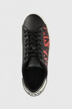 Γυναικεία Sneakers Δερμάτινα αθλητικά παπούτσια Guess Rockie μαύρο -Guess Κατάστημα unnamed file 1262