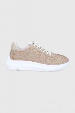 Γυναικεία Sneakers Υποδήματα Guess Deglitz χρυσαφί