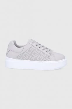 Γυναικεία Sneakers Guess - Δερμάτινα παπούτσια Guess - Δερμάτινα παπούτσια γκρί