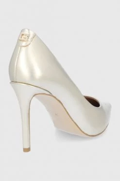 Γυναικεία Τακούνια Δερμάτινες γόβες Guess χρυσαφί -Guess Κατάστημα unnamed file 1366