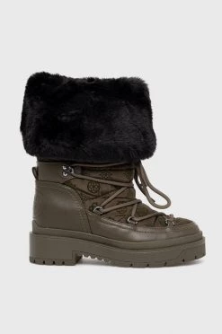Γυναικεία Μπότες χιονιού Guess χρώμα: πράσινο