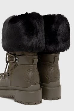 Γυναικεία Μπότες χιονιού Guess χρώμα: πράσινο -Guess Κατάστημα unnamed file 1375