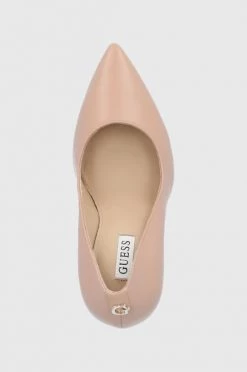 Γυναικεία Τακούνια Δερμάτινες μπότες Τσέλσι Guess μπεζ -Guess Κατάστημα unnamed file 1432