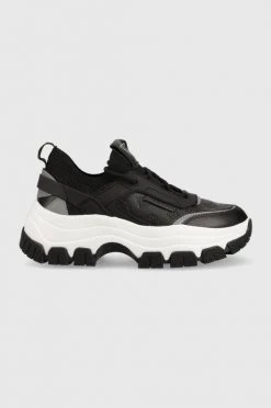 Γυναικεία Sneakers Αθλητικά Guess , χρώμα: μαύρο