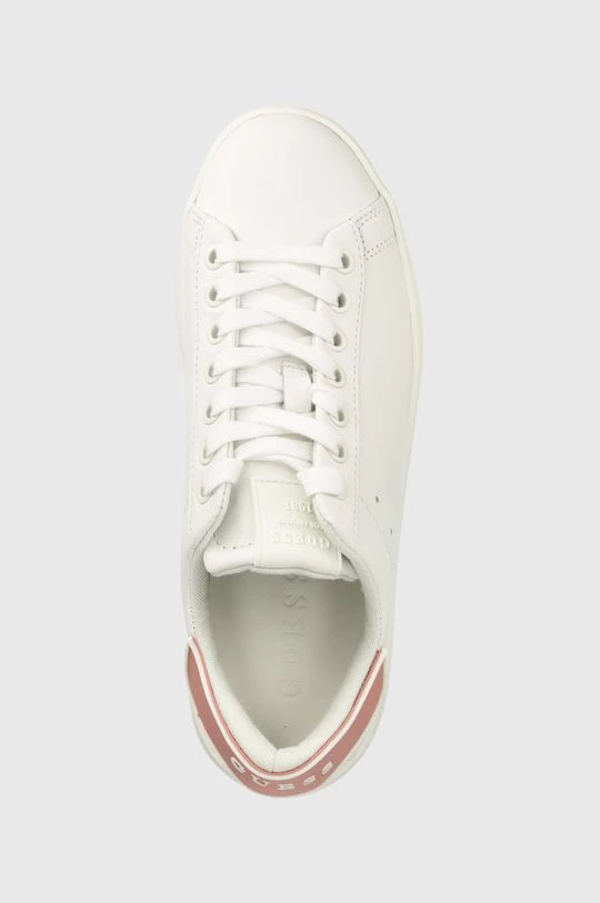 Γυναικεία Sneakers Δερμάτινα αθλητικά παπούτσια Guess Rockie άσπρο 6 Γυναικεία Sneakers Δερμάτινα αθλητικά παπούτσια Guess Rockie άσπρο - Image 4