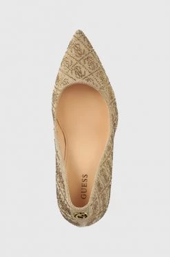 Γυναικεία Τακούνια Ψηλοτάκουνα παπούτσια Guess Pierae χρυσαφί -Guess Κατάστημα unnamed file 1540
