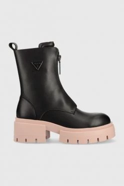 Γυναικεία Μποτάκια Guess Leila μαύρο