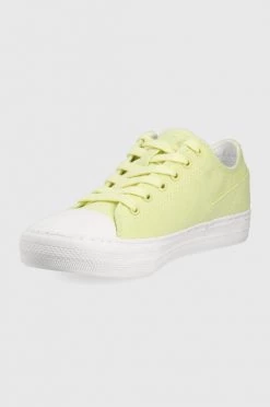 Γυναικεία Χαμηλά Πάνινα παπούτσια Guess Pranze χρώμα: κίτρινο -Guess Κατάστημα unnamed file 1604