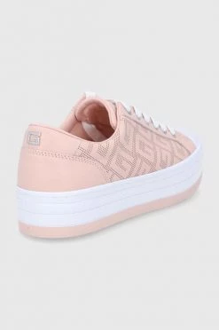 Γυναικεία Χαμηλά Δερμάτινα ελαφριά παπούτσια Guess ροζ -Guess Κατάστημα unnamed file 1664