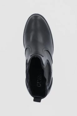 Γυναικεία Μποτάκια Δερμάτινες μπότες Τσέλσι Guess χρώμα: μαύρο -Guess Κατάστημα unnamed file 1700