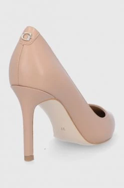 Γυναικεία Τακούνια Δερμάτινες γόβες Guess μπεζ -Guess Κατάστημα unnamed file 1719