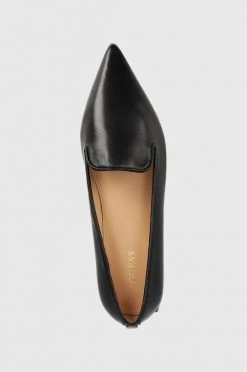 Γυναικεία Μπαλαρίνες Δερμάτινες μπαλαρίνες Guess Gusty μαύρο -Guess Κατάστημα unnamed file 1729