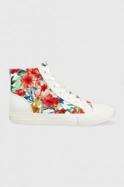 Γυναικεία Ψηλά Πάνινα παπούτσια Guess Powr Πάνινα παπούτσια Guess Powr πολύχρωμο