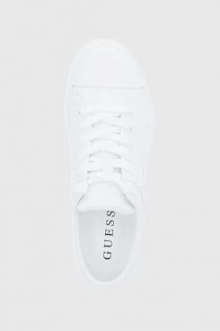 Γυναικεία Χαμηλά Πάνινα παπούτσια Guess Pranze χρώμα: άσπρο -Guess Κατάστημα unnamed file 1800