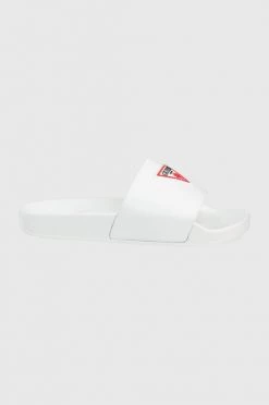 Γυναικεία Σαγιονάρες Παντόφλες Guess χρώμα: άσπρο