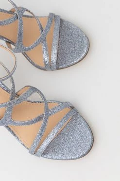 Γυναικεία Πέδιλα με τακούνι Σανδάλια Guess Fennela ασημί -Guess Κατάστημα unnamed file 1956