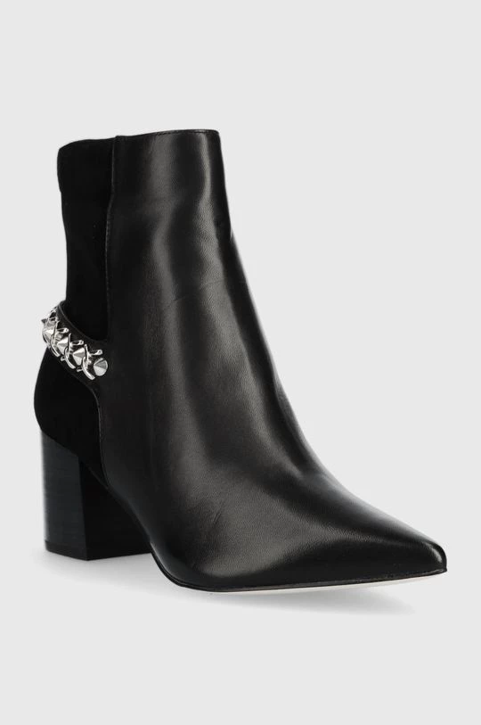 Γυναικεία Μποτάκια Δερμάτινες μπότες Guess Hibah χρώμα: μαύρο 4 Γυναικεία Μποτάκια Δερμάτινες μπότες Guess Hibah χρώμα: μαύρο - Image 2