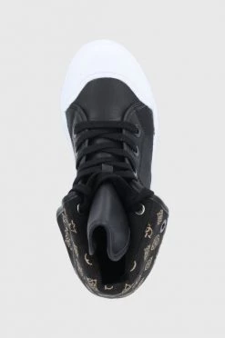 Γυναικεία Ψηλά Πάνινα παπούτσια Guess χρώμα: μαύρο -Guess Κατάστημα unnamed file 2011