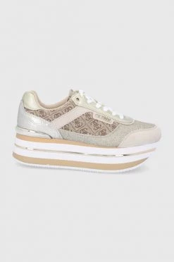 Γυναικεία Sneakers Υποδήματα Guess χρυσαφί