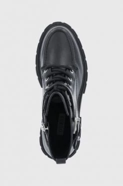 Γυναικεία Μποτάκια εργασίας Guess χρώμα: μαύρο -Guess Κατάστημα unnamed file 2050