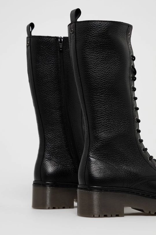 Γυναικεία Μποτάκια Δερμάτινα Workers Guess χρώμα: μαύρο 5 Γυναικεία Μποτάκια Δερμάτινα Workers Guess χρώμα: μαύρο - Image 3