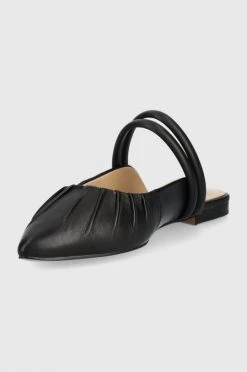 Γυναικεία Σαγιονάρες Δερμάτινες παντόφλες Guess Vivianas μαύρο -Guess Κατάστημα unnamed file 2120