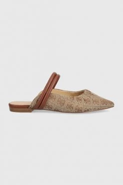 Γυναικεία Σαγιονάρες Παντόφλες Guess Vivianas μπεζ