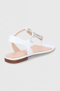 Γυναικεία Σανδάλια Δερμάτινα σανδάλια Guess Sefora χρώμα: άσπρο -Guess Κατάστημα unnamed file 2192