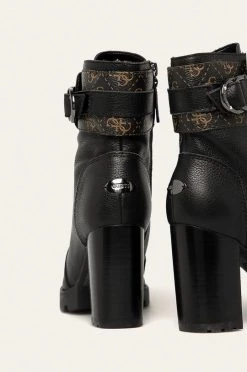 Γυναικεία Μποτάκια Guess Jeans - Δερμάτινες μπότες καφέ -Guess Κατάστημα unnamed file 2272