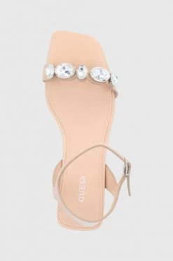 Γυναικεία Πέδιλα με τακούνι Guess - Δερμάτινα σανδάλια Guess - Δερμάτινα σανδάλια σαρκώδες χρώμα -Guess Κατάστημα unnamed file 2331