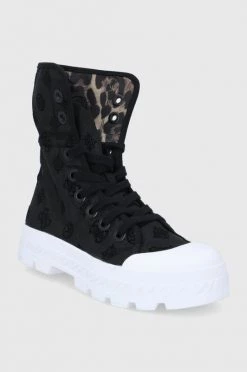 Γυναικεία Ψηλά Guess - Πάνινα παπούτσια Guess - Πάνινα παπούτσια μαύρο -Guess Κατάστημα unnamed file 2339