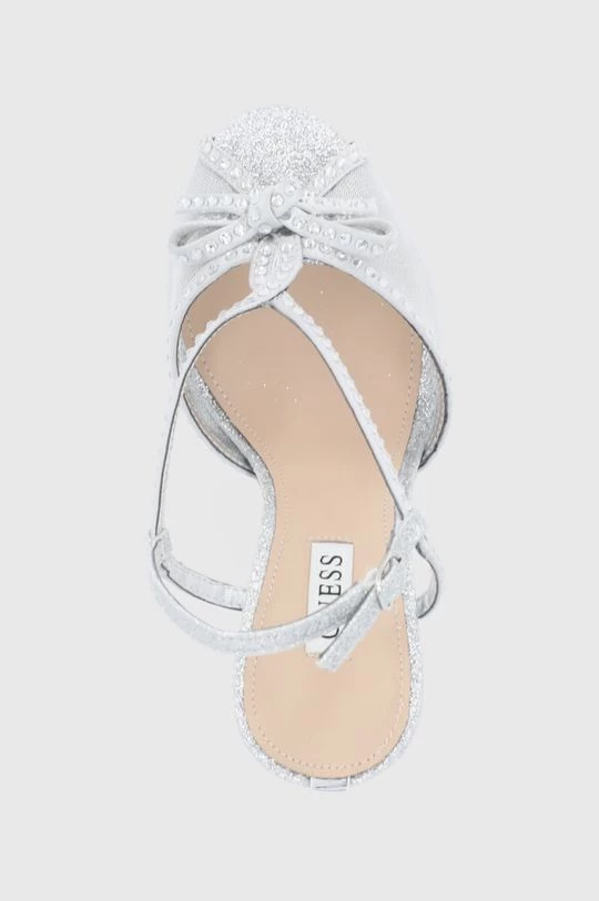 Γυναικεία Πέδιλα με τακούνι Σανδάλια Guess ασημί 6 Γυναικεία Πέδιλα με τακούνι Σανδάλια Guess ασημί - Image 4