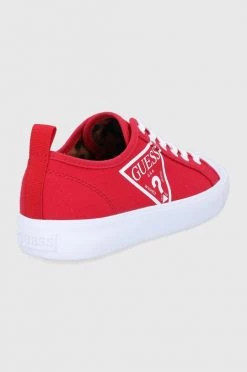 Γυναικεία Χαμηλά Πάνινα παπούτσια Guess χρώμα: κόκκινο -Guess Κατάστημα unnamed file 2362