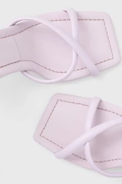 Γυναικεία Πέδιλα με τακούνι Δερμάτινα σανδάλια Guess Dezza μαύρο -Guess Κατάστημα unnamed file 2389