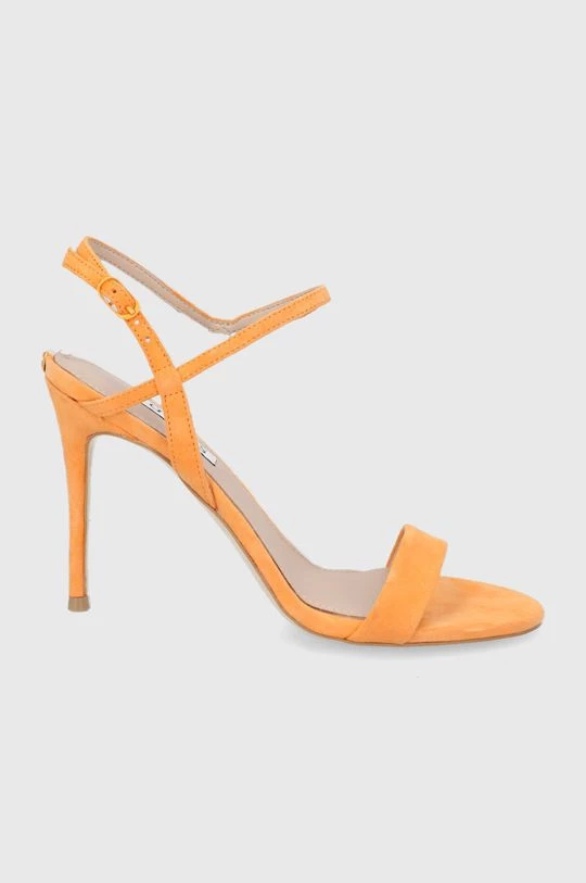 Γυναικεία Πέδιλα με τακούνι Σανδάλια σουέτ Guess πορτοκαλί 3 Γυναικεία Πέδιλα με τακούνι Σανδάλια σουέτ Guess πορτοκαλί