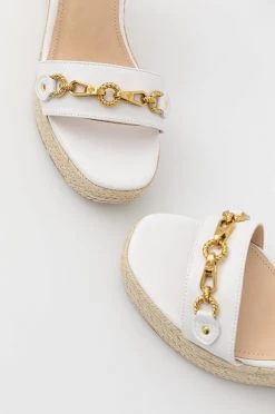 Γυναικεία Πέδιλα με τακούνι Δερμάτινα σανδάλια Guess Wendy χρώμα: άσπρο 9 Γυναικεία Πέδιλα με τακούνι Δερμάτινα σανδάλια Guess Wendy χρώμα: άσπρο -Guess Κατάστημα unnamed file 2447