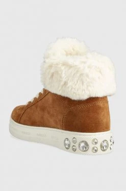 Γυναικεία Μποτάκια Σουέτ μπότες Guess Ruke2 χρώμα: καφέ 9 Γυναικεία Μποτάκια Σουέτ μπότες Guess Ruke2 χρώμα: καφέ -Guess Κατάστημα unnamed file 301