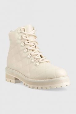 Γυναικεία Μποτάκια εργασίας Guess , χρώμα: μπεζ -Guess Κατάστημα unnamed file 395