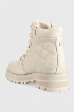 Γυναικεία Μποτάκια εργασίας Guess , χρώμα: μπεζ -Guess Κατάστημα unnamed file 396