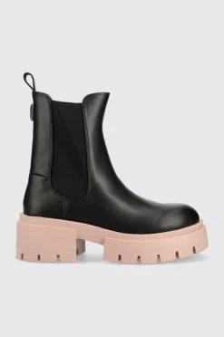 Γυναικεία Μποτάκια Μπότες τσέλσι Guess Charlotte μαύρο