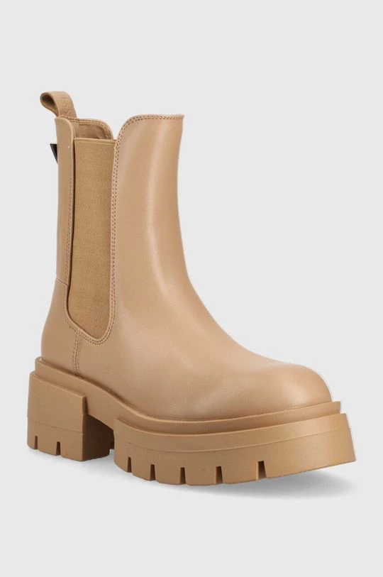 Γυναικεία Μποτάκια Μπότες τσέλσι Guess Charlotte μπεζ 4 Γυναικεία Μποτάκια Μπότες τσέλσι Guess Charlotte μπεζ - Image 2