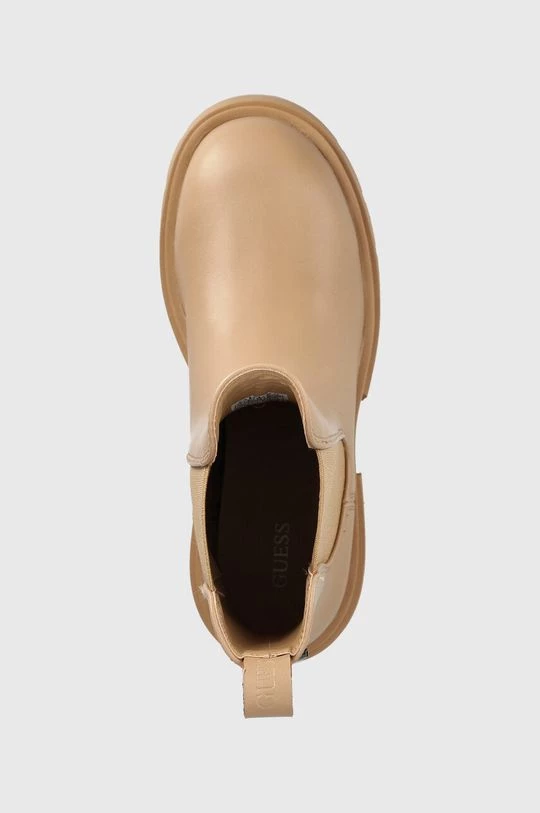 Γυναικεία Μποτάκια Μπότες τσέλσι Guess Charlotte μπεζ 6 Γυναικεία Μποτάκια Μπότες τσέλσι Guess Charlotte μπεζ - Image 4