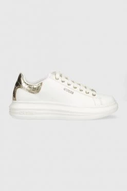 Γυναικεία Sneakers Δερμάτινα αθλητικά παπούτσια Guess Vibo άσπρο