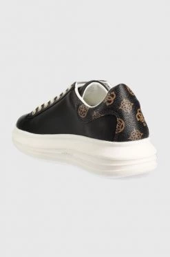 Γυναικεία Sneakers Δερμάτινα αθλητικά παπούτσια Guess Vibo μαύρο -Guess Κατάστημα unnamed file 525