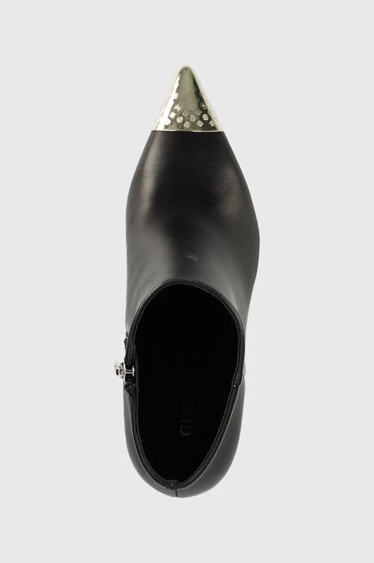 Γυναικεία Μποτάκια Δερμάτινες μπότες Guess Alinda χρώμα: μαύρο 6 Γυναικεία Μποτάκια Δερμάτινες μπότες Guess Alinda χρώμα: μαύρο - Image 4